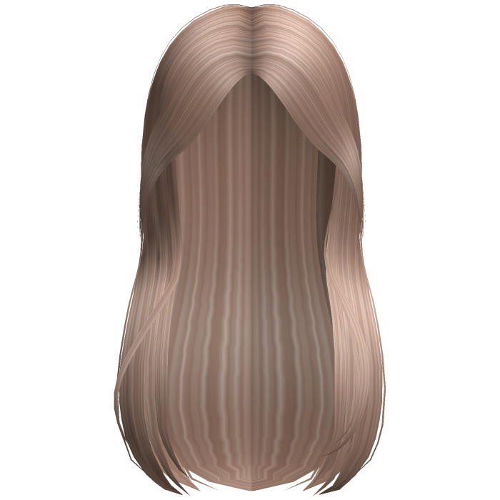 Milk Tea Straight Hair with Curtain Bangs