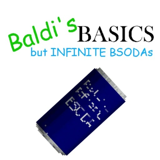 Baldi's Basics but INFINITE BSODAs official Roblox game thumbnail