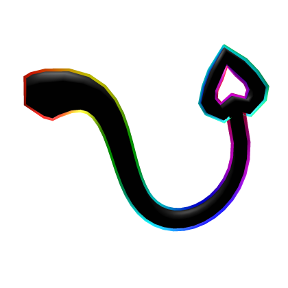 Cartoony Rainbow Tail Roblox item