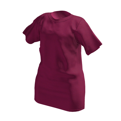Oversized tee shirt dark pink