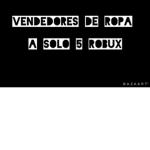 Vendedores de ropa barata