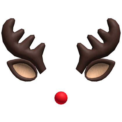 Reindeer Antlers Rudolph Christmas Hat Nose Ears
