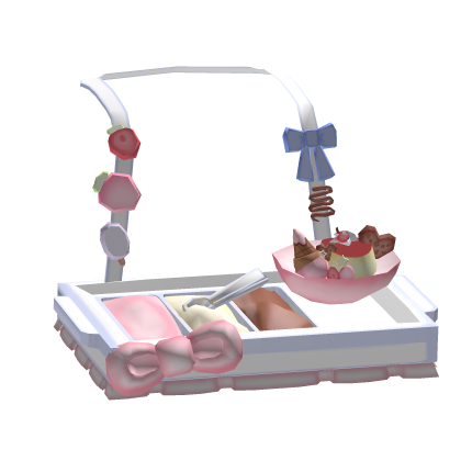 ♡ ┊ neopolitan ice cream dessert tray carrier 3.0 Roblox item