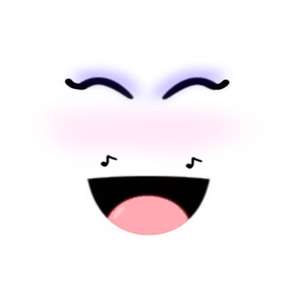 Music happy face Roblox decal