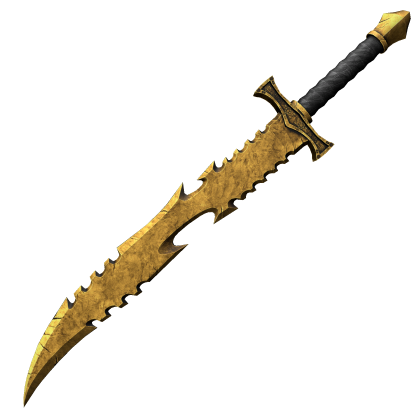 Gold Medieval Knight Sword (Right)
