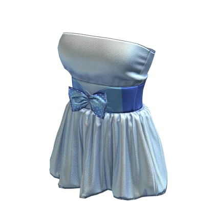 2000s Blue bubble bowed minidress | Roblox Item - Rolimon's