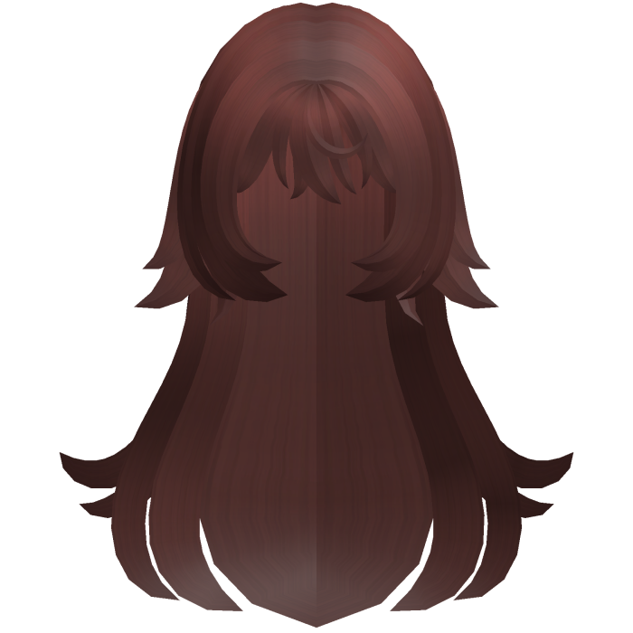 red moe wispy spiky fluff long hair