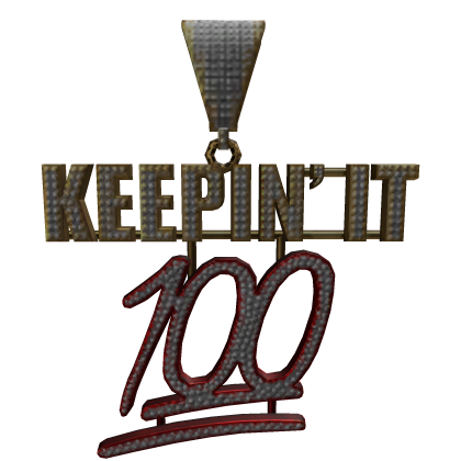 Gold 1 Hunnid Pendant thumbnail