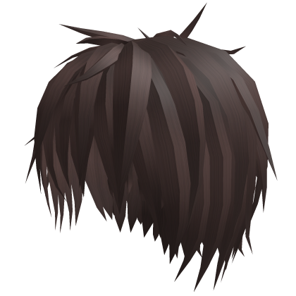 Messy Emo Shaggy Anime Boy Mullet (brown)