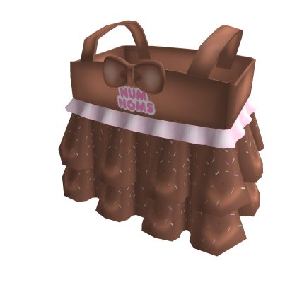 𐔌՞. . ՞𐦯 cute brown num nom dress ♡ Roblox item