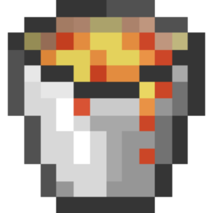 minecraft lava bucket 2 Roblox decal