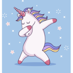 Unicorn Squad with lots of cake