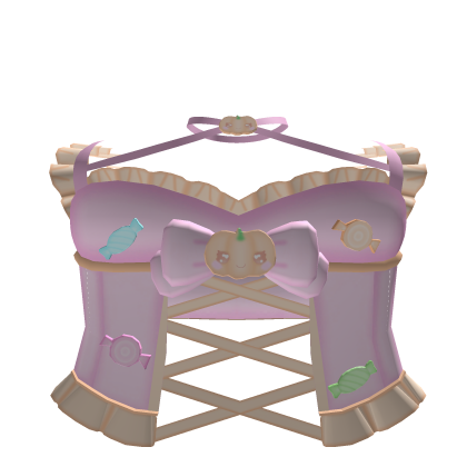 🎃♡ sweet pumpkin top (pink)