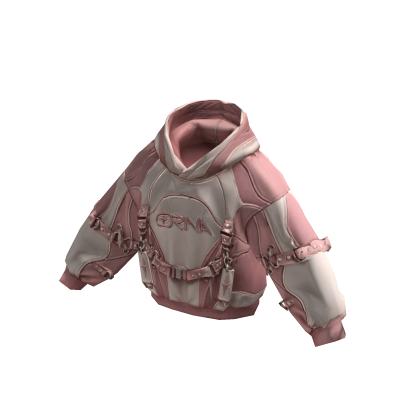 ORNA | Pink Bunny Hoodie UGC Y2K Techwear Kalcer