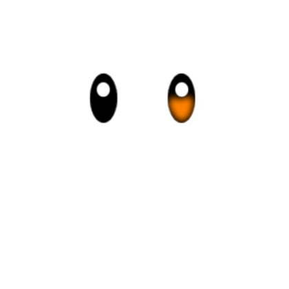 Half Orange eyes Roblox decal