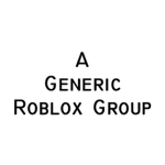 A Generic Roblox Group