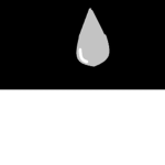 Cartoony rain drops