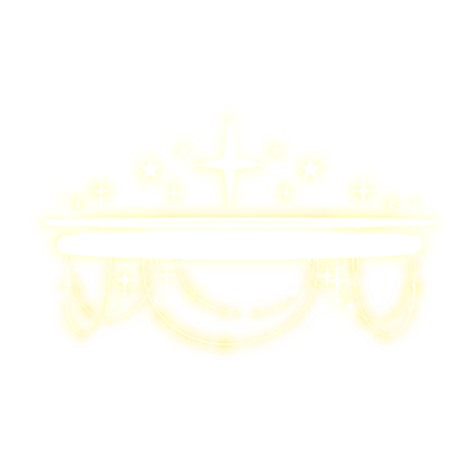 Emissive Glowing Golden Star Halo