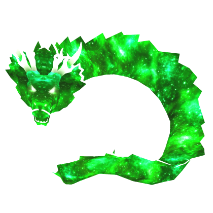 Cartoony Green Galaxy Dragon🌌
