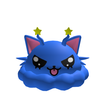 Cute Blue Alien Cat Hat