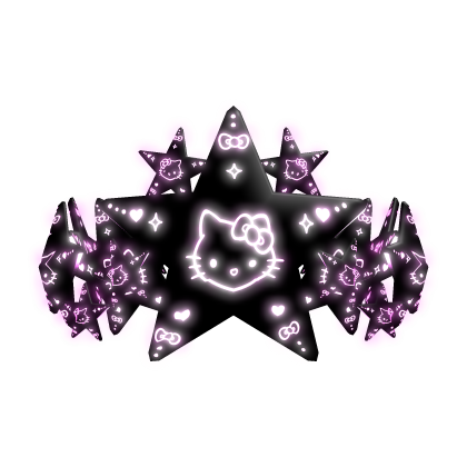 (EMISSIVE) Black Kitty Crown