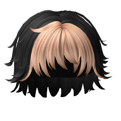 Cheap Mullet Hair (Black to Blonde) Roblox item