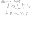the salty beans