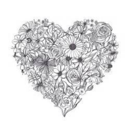 Beautiful Flower Heart Roblox decal