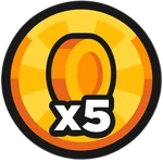 5x Coins