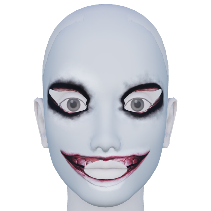 Creepy Smile Clown Makeup