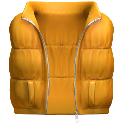 Orange Puffer Vest [BOY] Roblox item