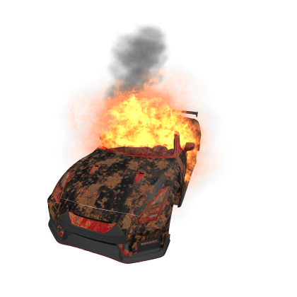 fire car