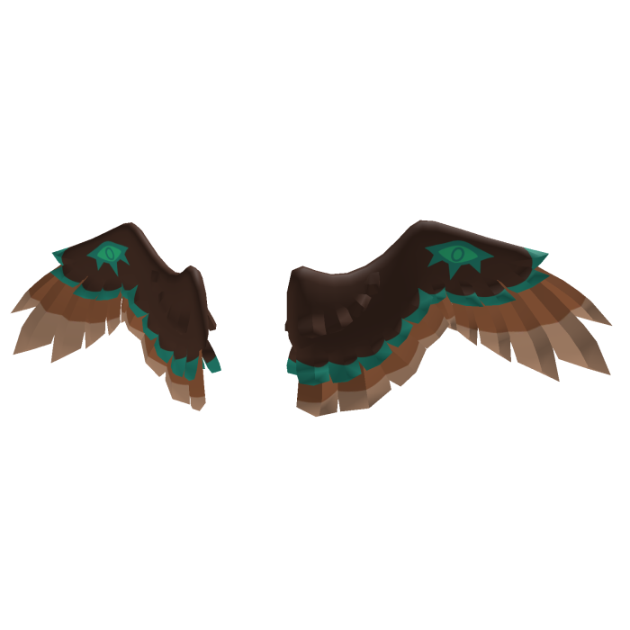 Teal-Accented Sphinx Wings
