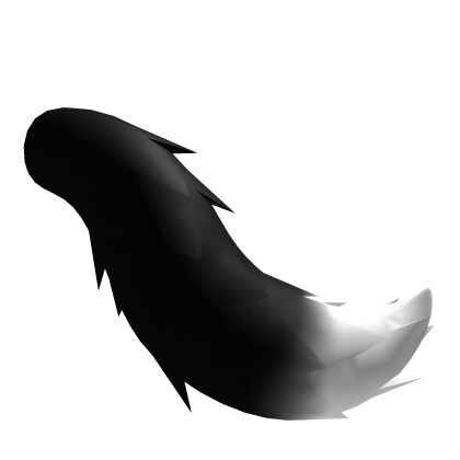 Cute Fluffy Black Fox Tail