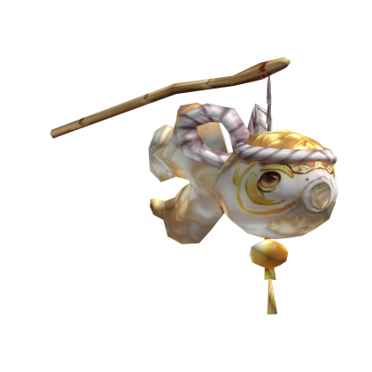 Traditional Koi Fish Lantern-White Gold
