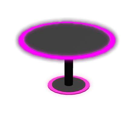 Club Neon Pink Round Table Aesthetic RP
