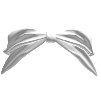 White Elegant Head Ribbon