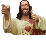 Jesus with homies