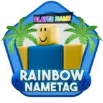 Rainbow Nametag