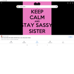 Stay sassy sister