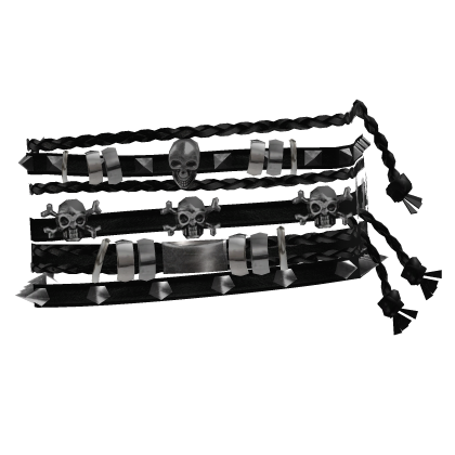 grunge stud emo bracelets | 1.0