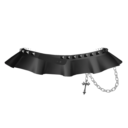 Black Goth 2000s Y2K Emo Ruffle Mini Skirt Silver  Roblox item