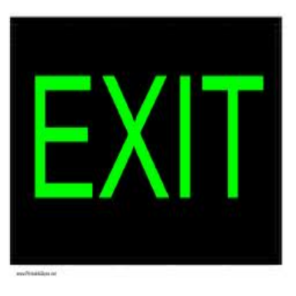 Exit Sign Roblox decal