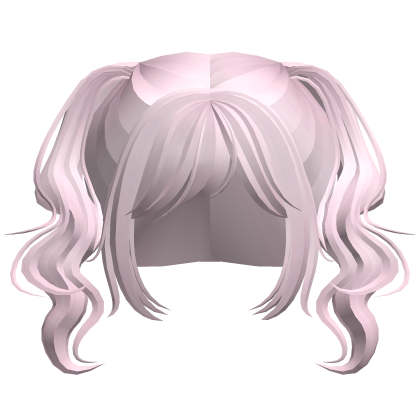 ♡ cheap short wavy ponytails (pink) Roblox item