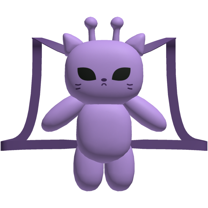 Purple Alien Cat Plushie [1.0]