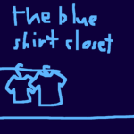 the blue shirt closet