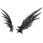 Black Ethereal Wings