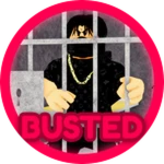 Busted! Roblox badge thumbnail