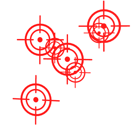 Red Target Marks