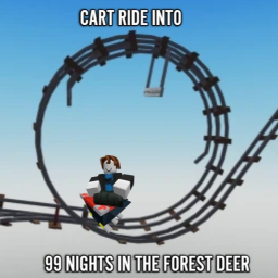 cart ride into 99 nights in the forest deer